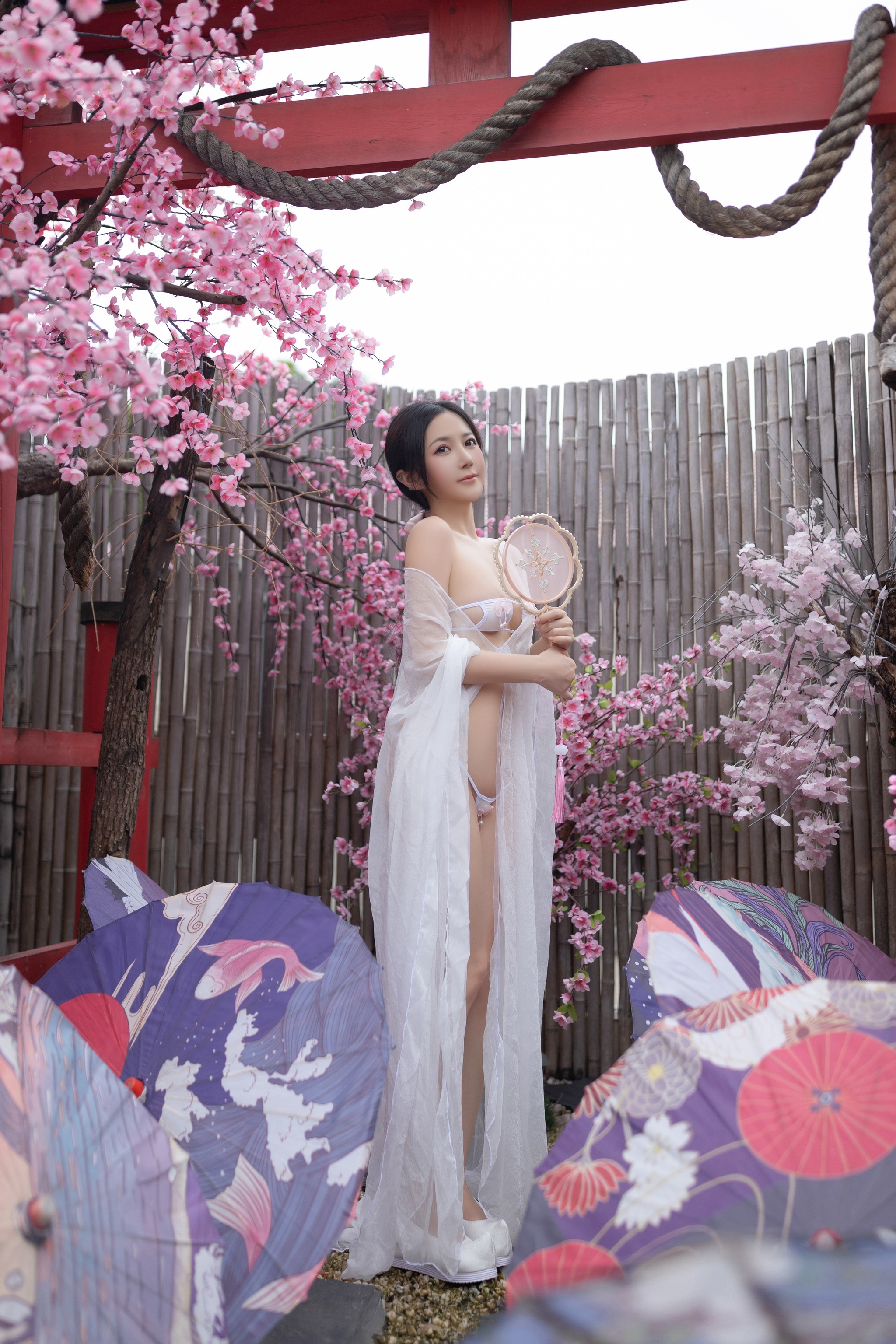 图片[1]-鱼子酱Fish – NO.174 （私拍） 花想容 [120P]-XikXak
